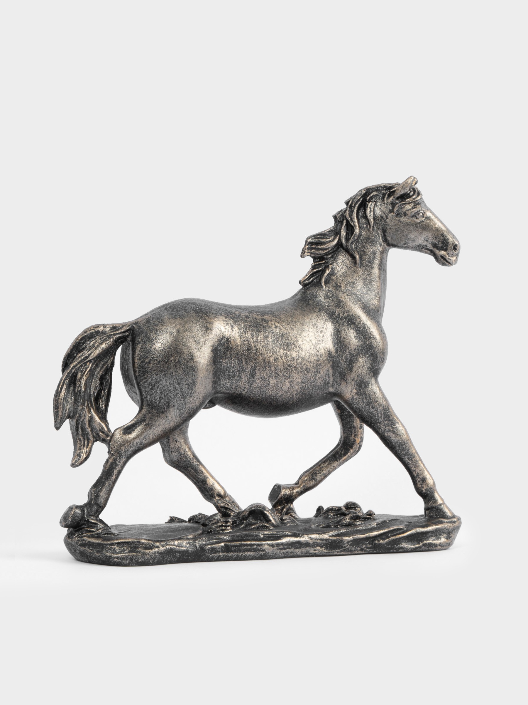 Статуэтка, 18 см, полирезин, бронзовая, Бегущий конь, Horse Статуэтка, 18 см, полирезин, бронзовая, Бегущий конь, Horse