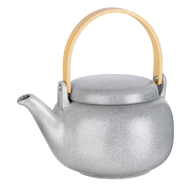 Чайник заварочный «Сейко», фарфор, 1,05 л, серый