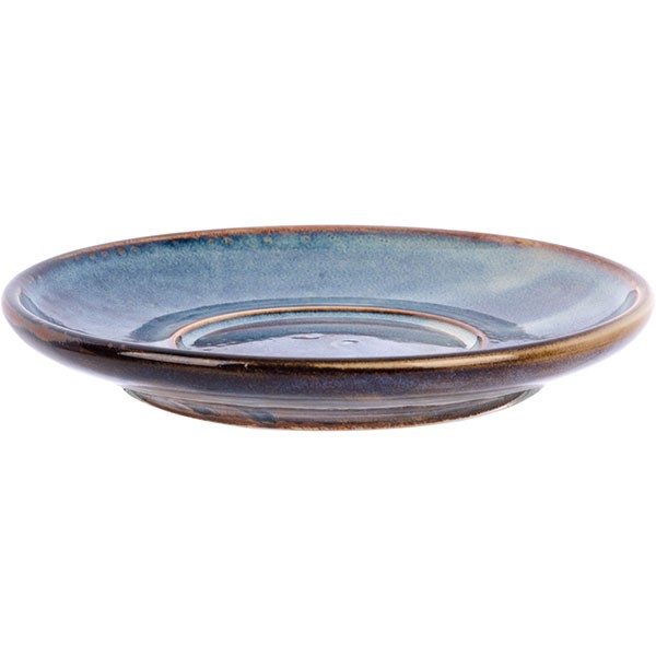 Блюдце «Ирис», фарфор, 150/67 мм, голубой