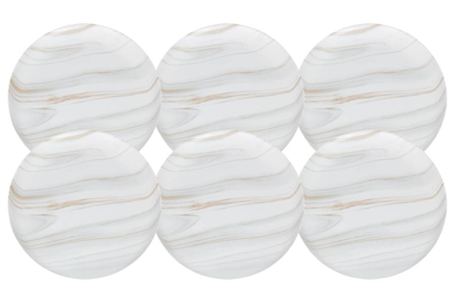 Набор 6 тарелок обеденных The Royal Marble, 26 см Набор 6 тарелок обеденных The Royal Marble, 26 см