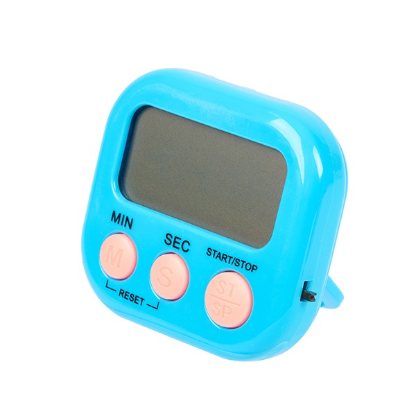 Таймер электронный «Антарес» на магните с настольной подставкой, 70✕65✕20 мм, голубой