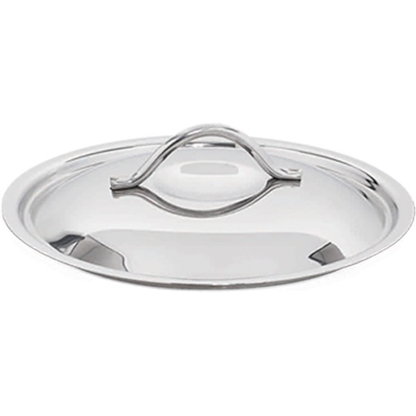 Крышка универсальная, нержавеющая сталь, 28 см, матовый