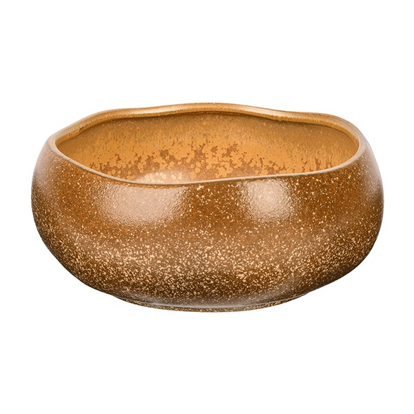 Салатник «Эггшелл Нейчер», фарфор, 17 см, коричневый