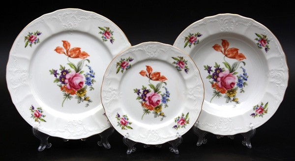 Набор тарелок «Полевой цветок 5309011» 18шт. на 6 перс.