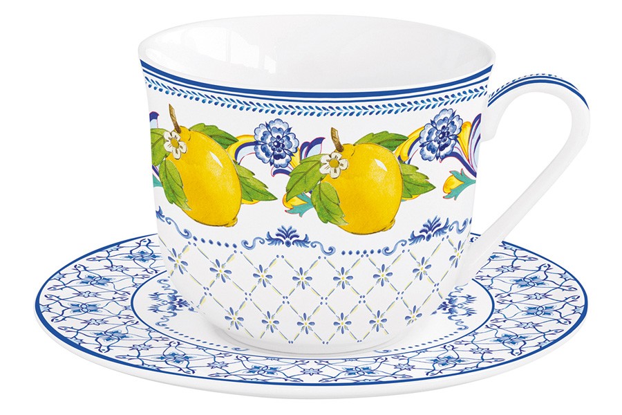 Чашка с блюдцем Positano, 0,37 л