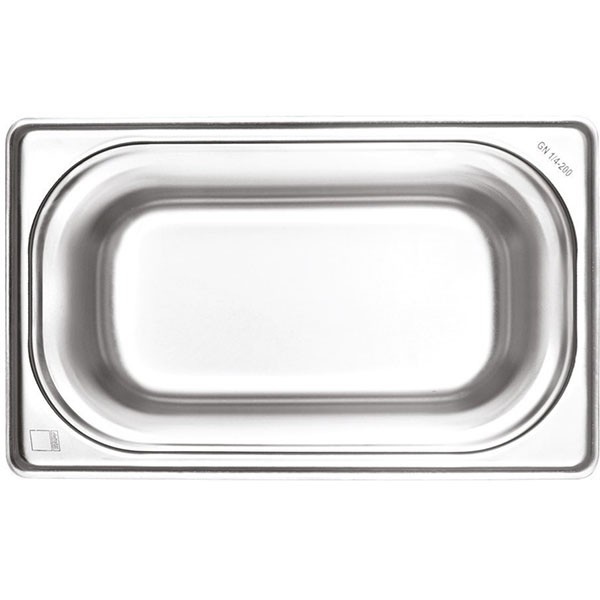 Гастроемкость GN 1/4, нержавеющая сталь, 2 см