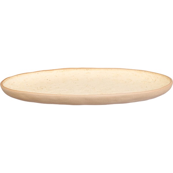 Блюдо «Грасп» овальное, керамика, 290✕180✕23 мм, бежевый