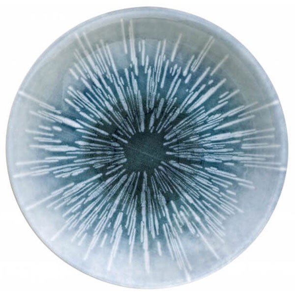 Тарелка глубокая «Нанокрем Блю», фарфор, 210 мм, голубой