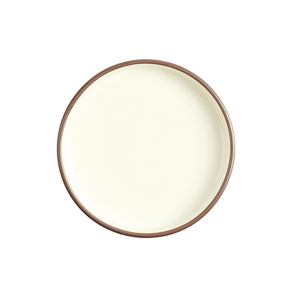 Тарелка «Блисс» с бортом, фарфор, 150 мм, белый