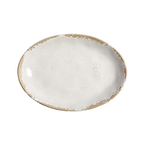 Тарелка, фарфор, 203✕143✕27 мм, белый