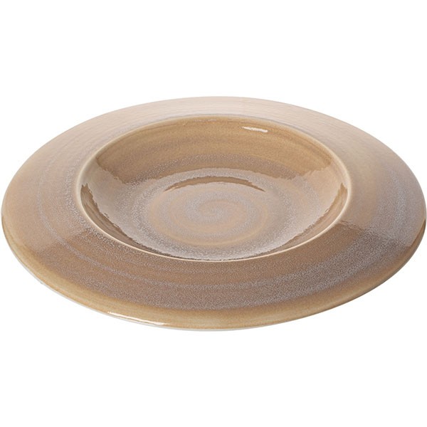 Блюдо сервировочное «Революшн Сэндстоун», фарфор, 445 мл, бежевый