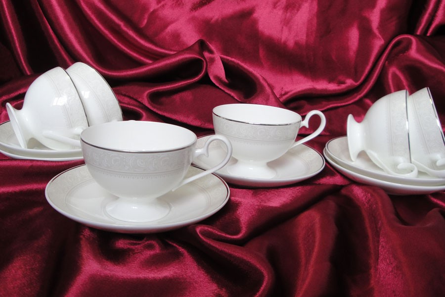 набор чайный жемчуг наоми. подст. набор чайный alvis red 220мл /q9082/. кружки на 6 персон. сервиз наоми жемчуг.