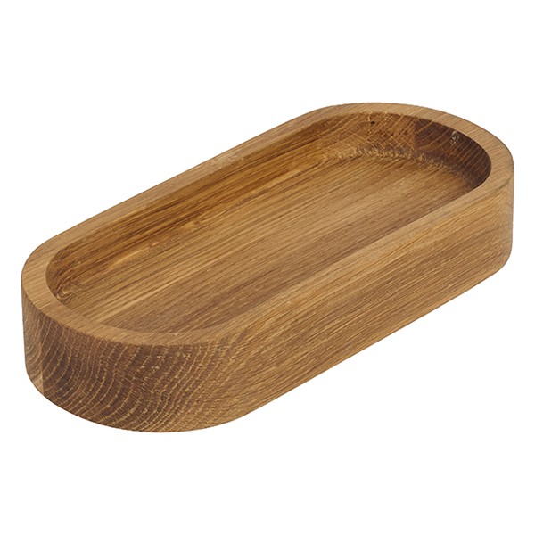 Подставка для столовых приборов, дуб, 24✕11✕4 см, деревянный