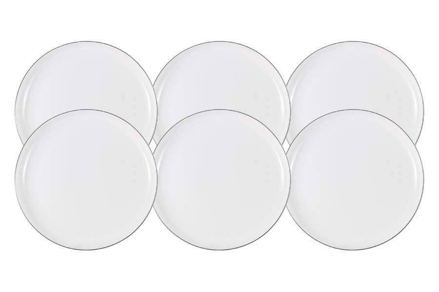 Набор 6 тарелок закусочных 19 см Арктика