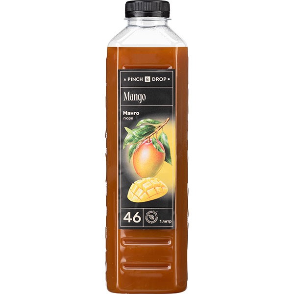 Пюре «Манго» фруктовое Pinch&Drop, пластик, 1 л