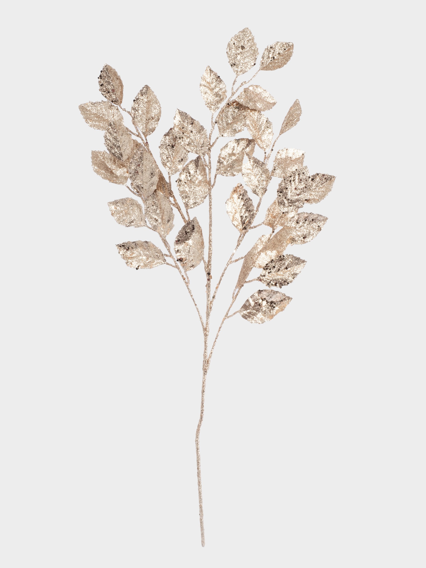 Ветка декоративная, 74 см, пластик/металл, золотистая, Листья, Interior gold Ветка декоративная, 74 см, пластик/металл, золотистая, Листья, Interior gold