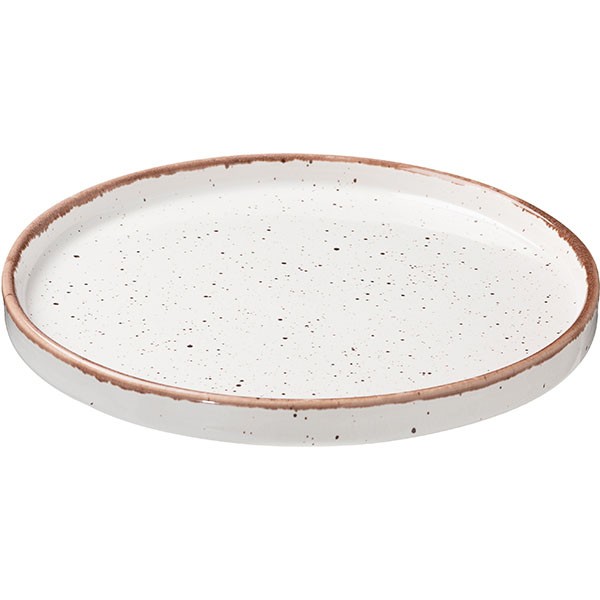 Блюдо «Пунто Бьянка», фарфор, 450 мл, белый, черный