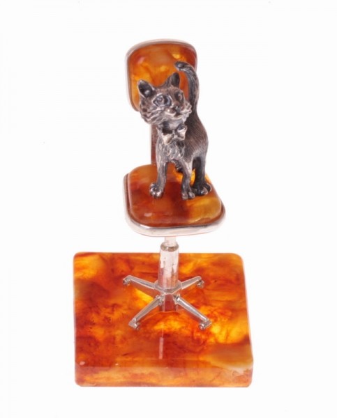 Сувенир «Котенок в офисе»