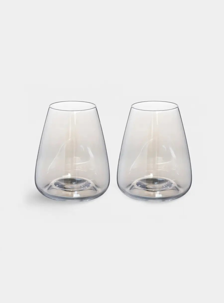 Стакан, 11 см, 460 мл, 2 шт, кристальное стекло, перламутр, Opera polar