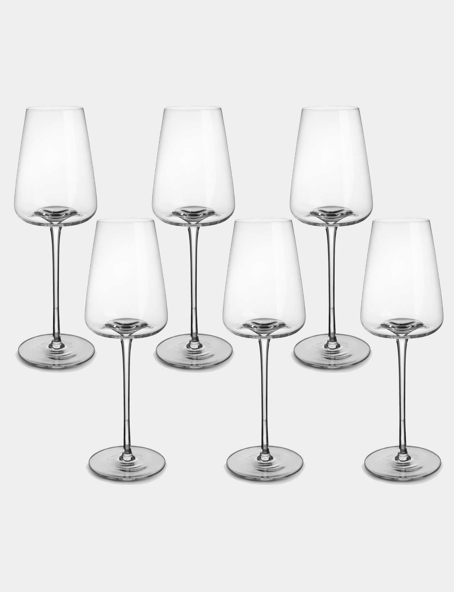 Набор 6 бокалов для белого вина, 350 мл, кристальное стекло, Opera
