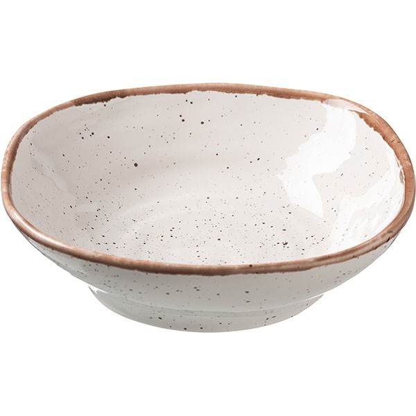 Тарелка глубокая «Пунто Бьянка», фарфор, 1,2 л, белый, черный Тарелка глубокая «Пунто Бьянка», фарфор, 1,2 л, белый, черный