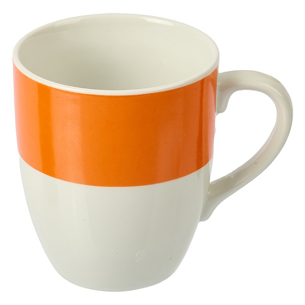 Кружка «Челси», фарфор, 300 мл, оранжевый