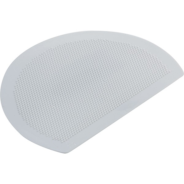 Шпатель твердый, пластик, 19,5✕15 см, белый