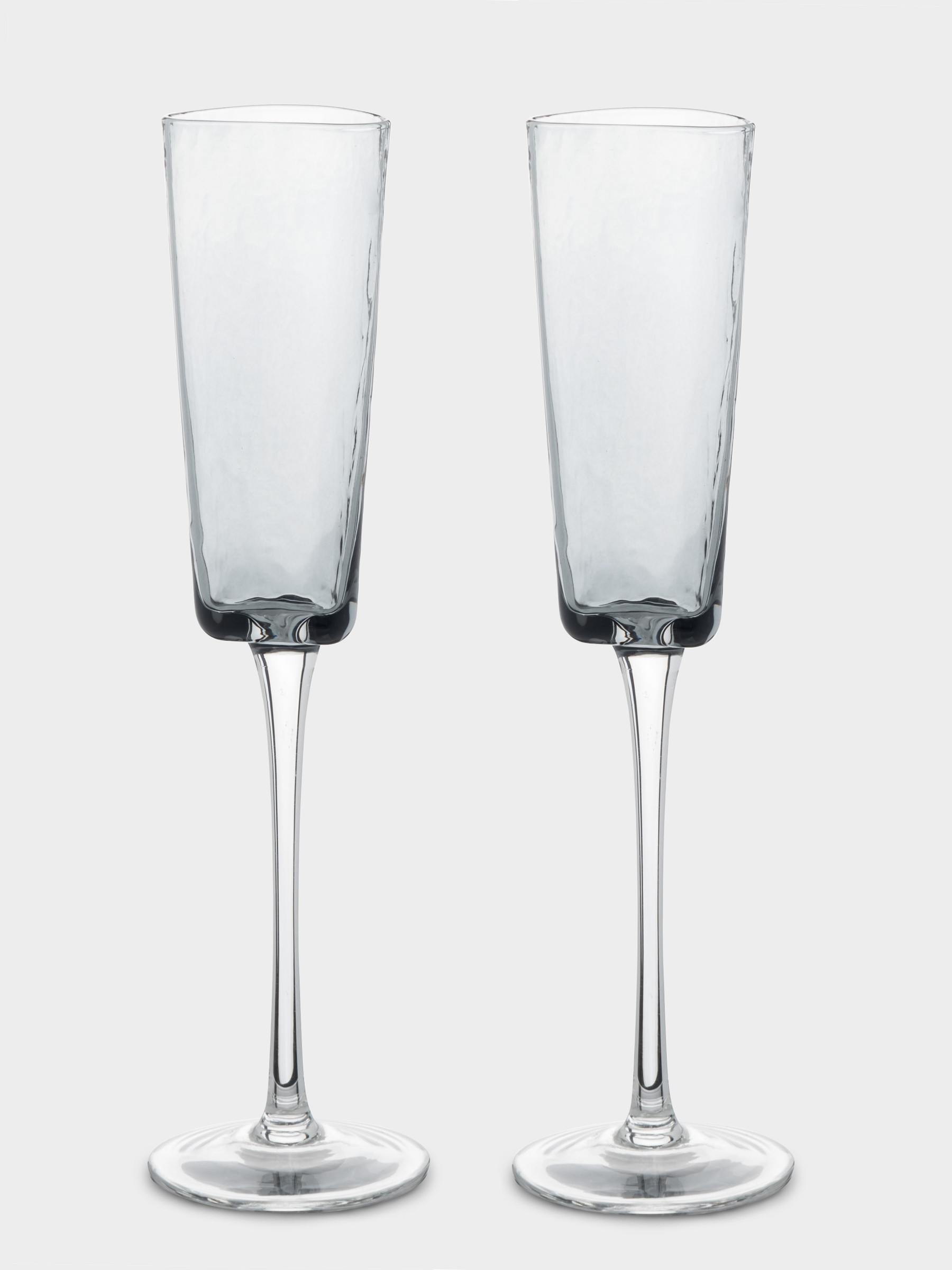 Бокал для шампанского, 160 мл, 2 шт, стекло, серый, Nocturne Бокал для шампанского, 160 мл, 2 шт, стекло, серый, Nocturne