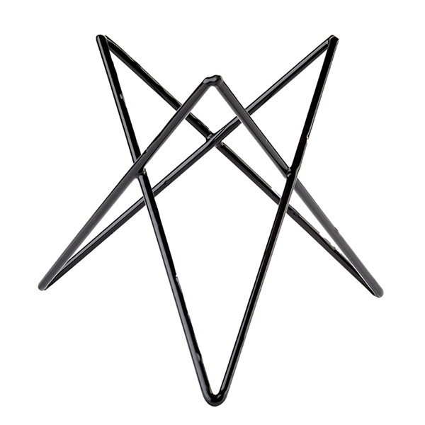 Подставка фуршетная «Призма» для блюда, металл, 26✕26✕20 см, черный