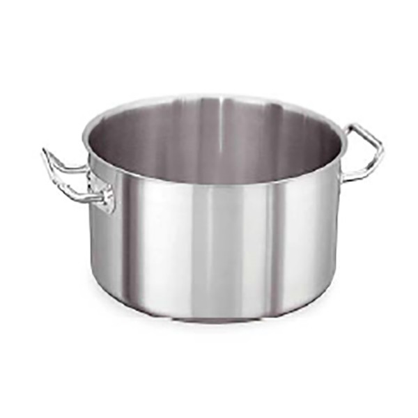 Кастрюля с крышкой, нержавеющая сталь, 14,1 л, матовый