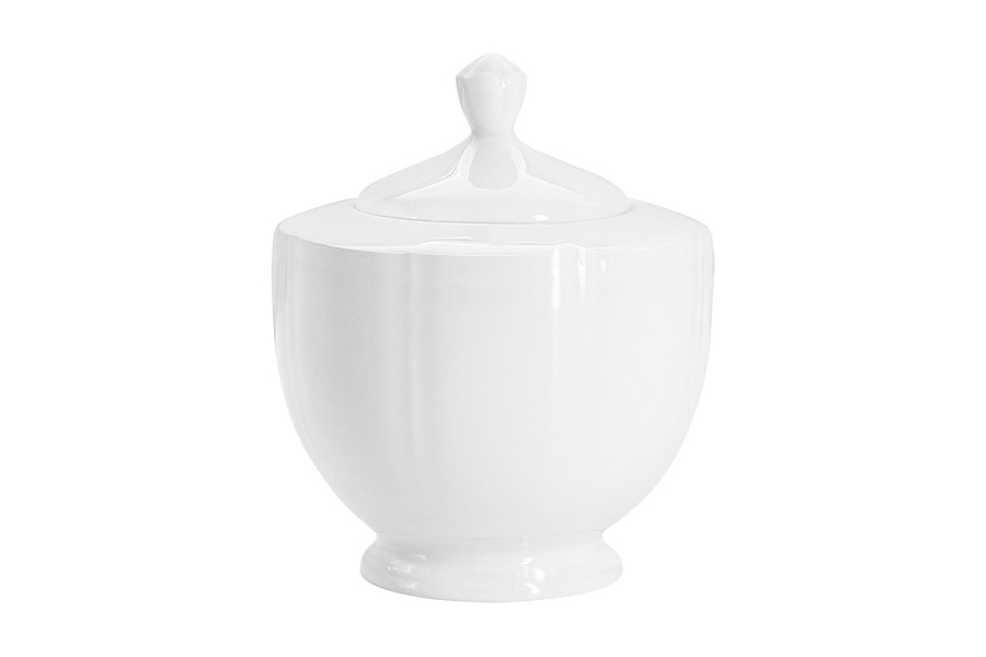 Сахарница, 10,5 см, 250 мл, фарфор F, белая, Lotus white