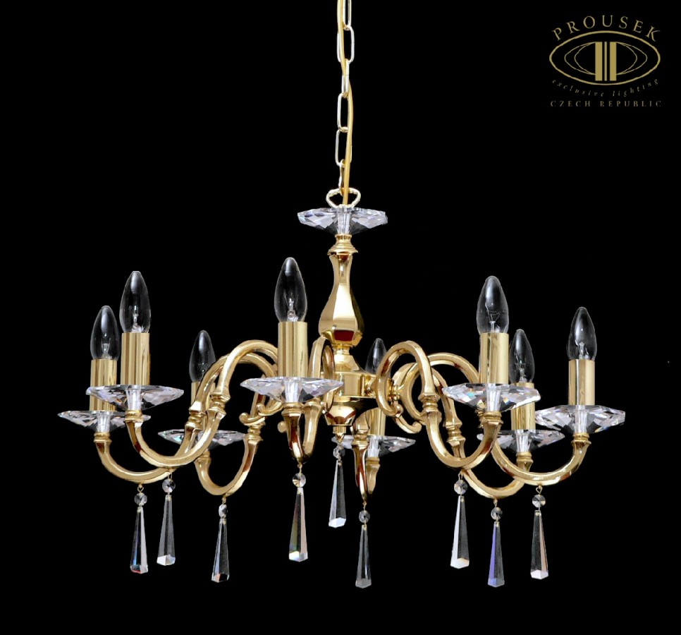 Люстра 59x44 см. «Проусек 8 рожк»