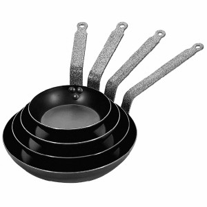 Сковорода d=20см голубая сталь