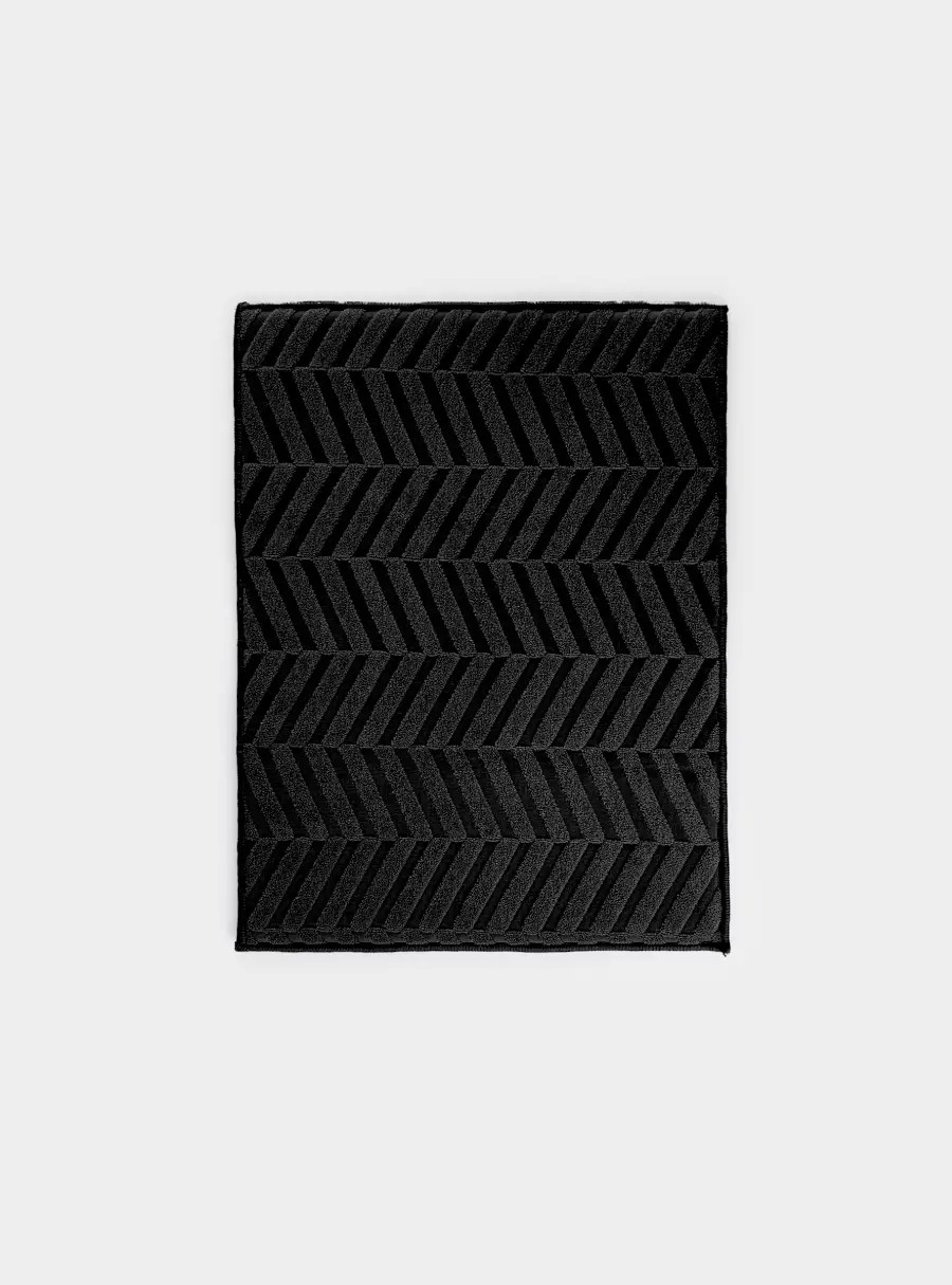 Коврик для сушки посуды, 30✕40 см, полиэстер, черный, Dry black