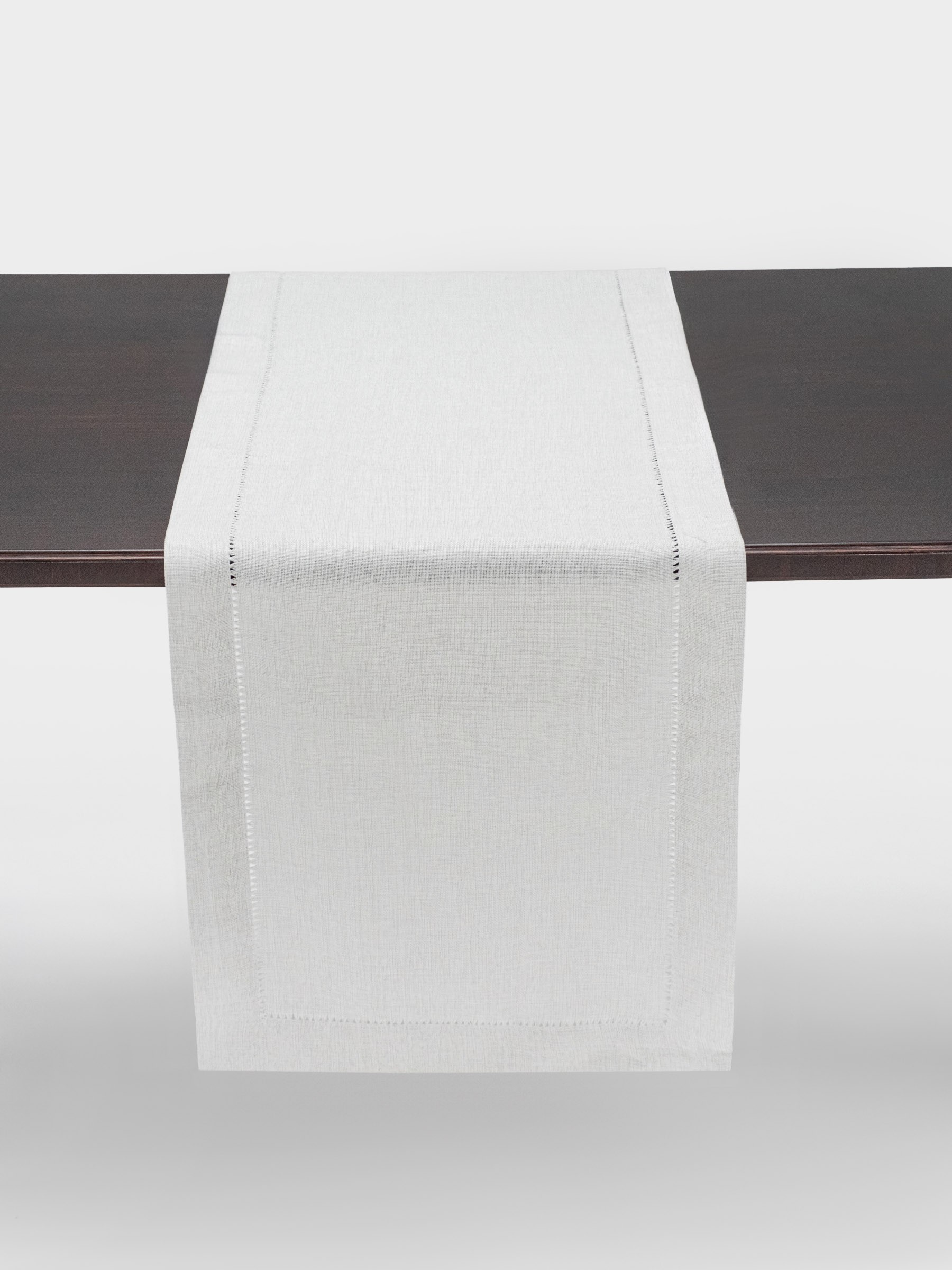 Дорожка настольная, 40✕160 см, полиэстер, серая, Cord