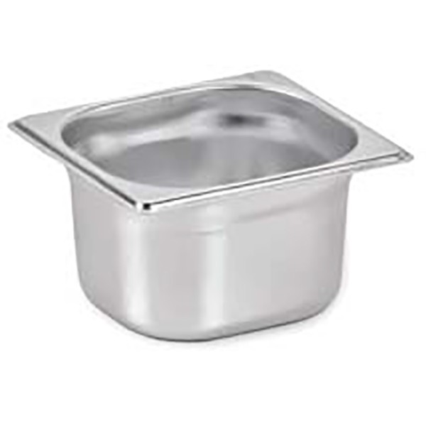 Гастроемкость GN 1/6, нержавеющая сталь, 10 см
