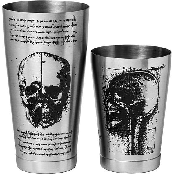 Шейкер американский «Кенко Леонардо», нержавеющая сталь, 0,9 л, серебристый