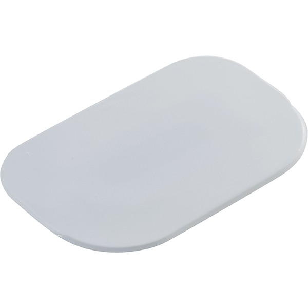 Шпатель мягкий, пластик, 145✕95 мм, белый