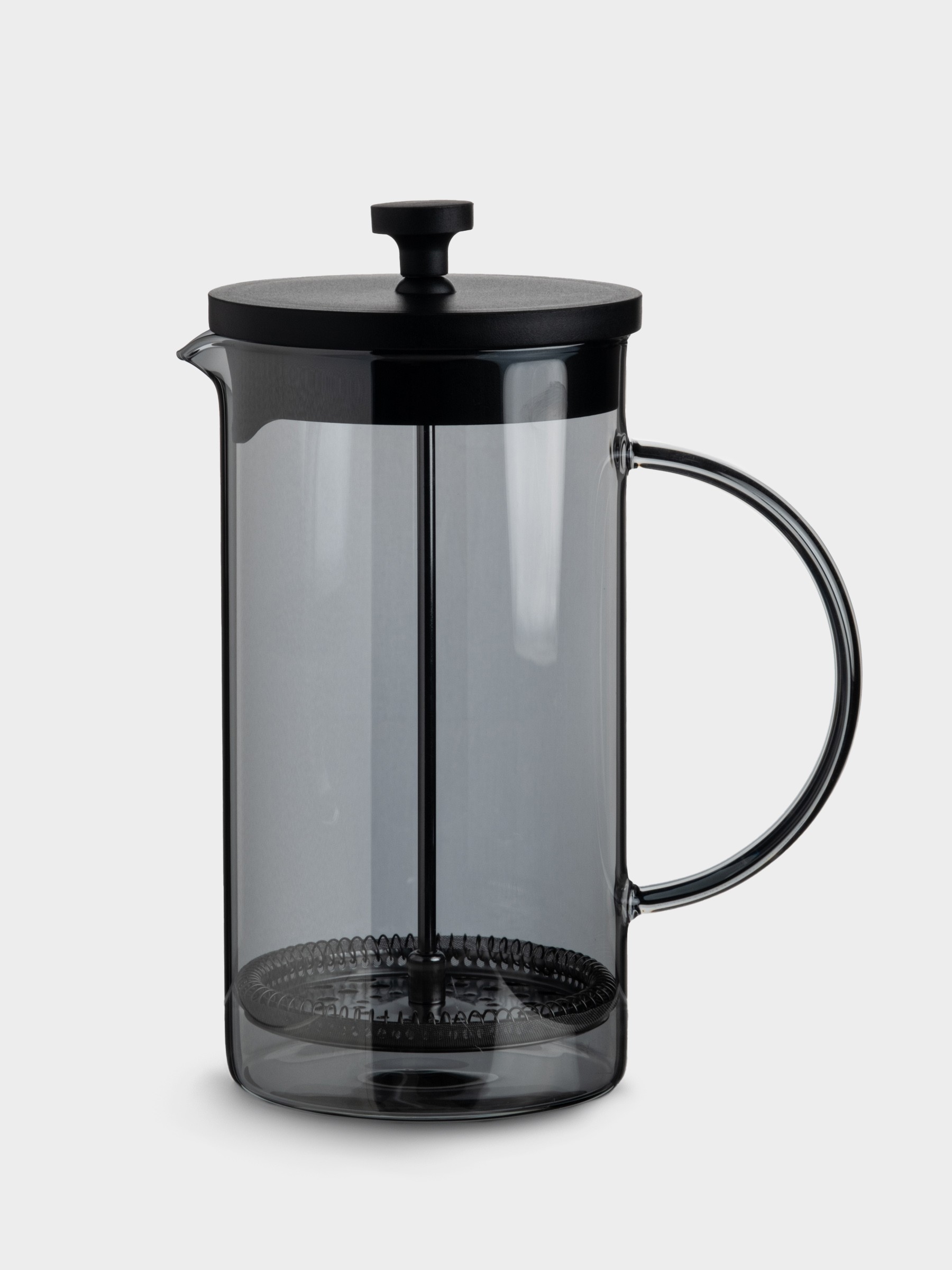 Френч-пресс, 1 л, стекло/сталь, серый, Arabica Френч-пресс, 1 л, стекло/сталь, серый, Arabica