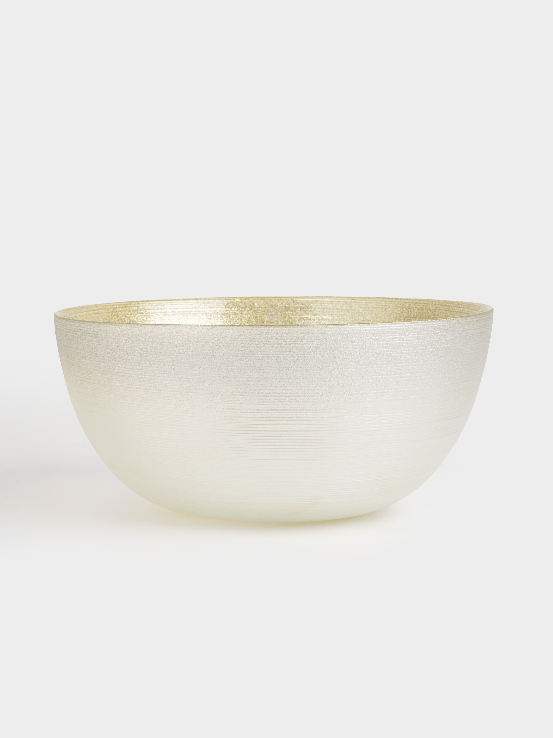 Салатник, 24✕11 см, 1,7 л, стекло, молочный/шампань, Marbella Салатник, 24✕11 см, 1,7 л, стекло, молочный/шампань, Marbella