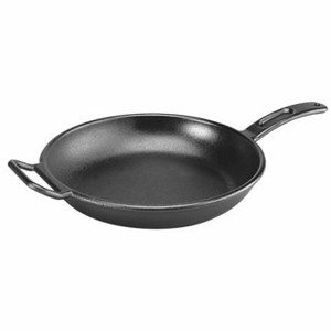 Сковорода кругл.d=25см,с ручкой чугун