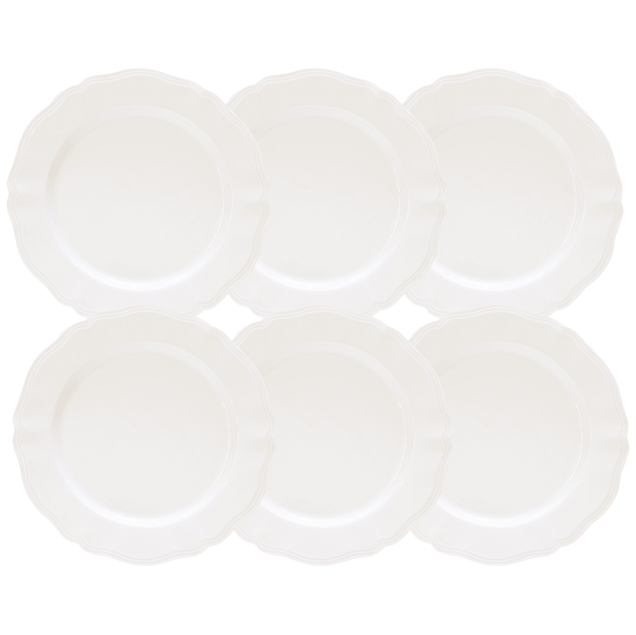Набор 6 тарелок закусочных Perle, 21 см Набор 6 тарелок закусочных Perle, 21 см