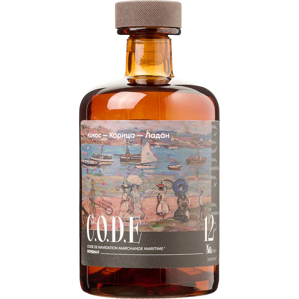 Кордиал «Кокос / Корица / Ладан» C. O.D. E, стекло, 0,5 л