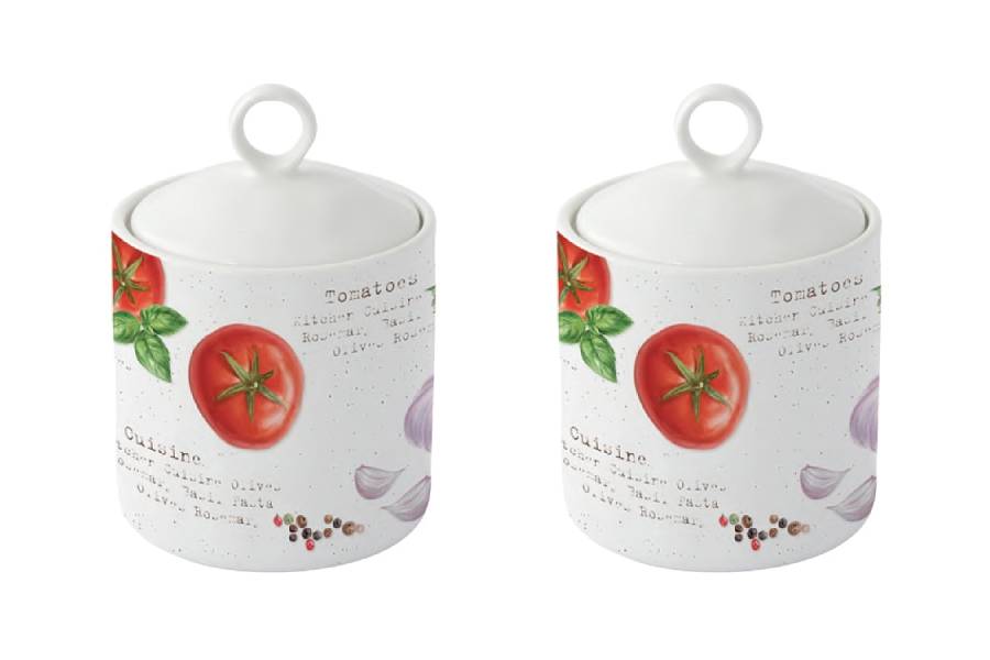 Набор 2 банки для сыпучих продуктов Домашняя кухня, 10,5х15,5 см Набор 2 банки для сыпучих продуктов Домашняя кухня, 10,5х15,5 см
