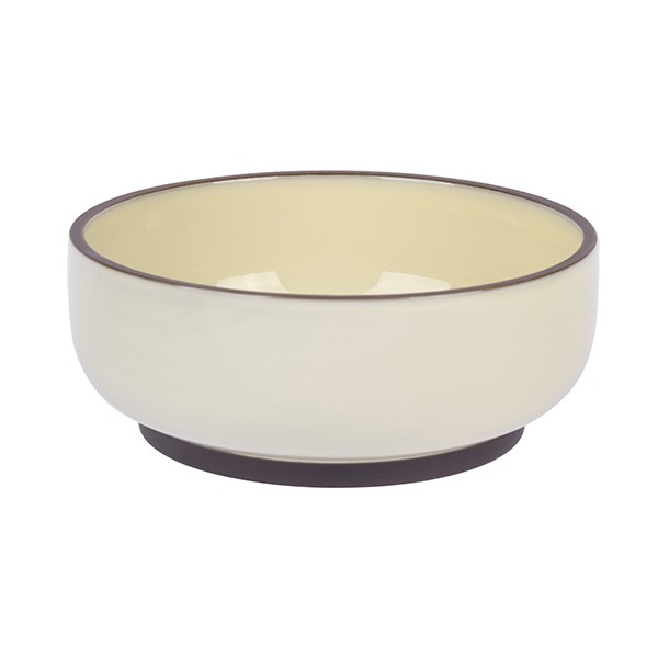 Салатник «Блисс», фарфор, 233 мм, бежевый