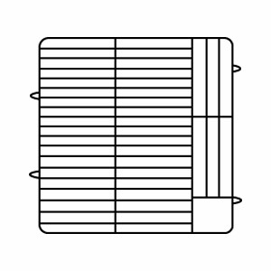 Кассета для посуды, полипропилен, нержавеющая сталь, 50✕50✕22 см, бежевый