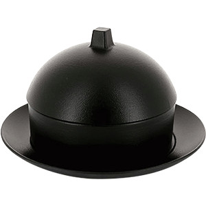 Набор димсам с крышкой и подставкой «Экинокс» D=22, H=13см; черный