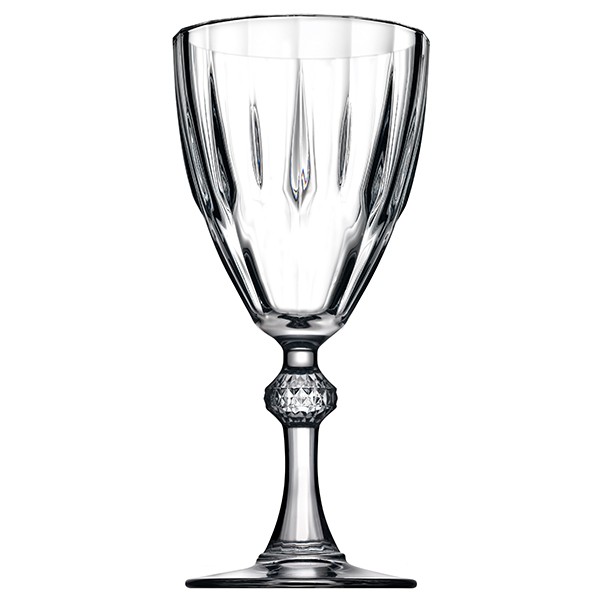 Бокал для вина «Даймонд», стекло, 245 мл, прозрачный