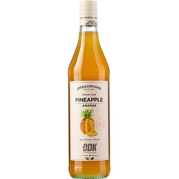 Сироп «Ананас» ODK, стекло, 0,75 л