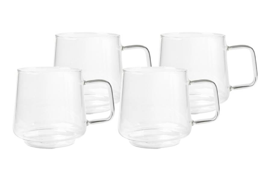 Набор кружек Blend Sala, прозрачный, 0,4 л, 4 шт